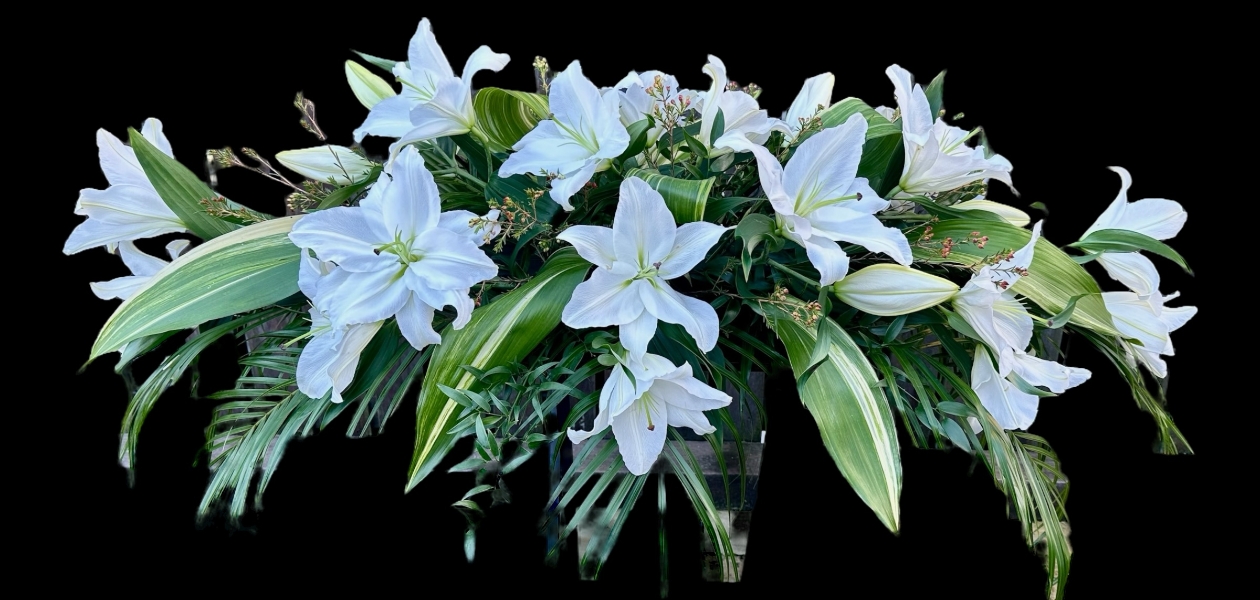 Lily Casket Spray
