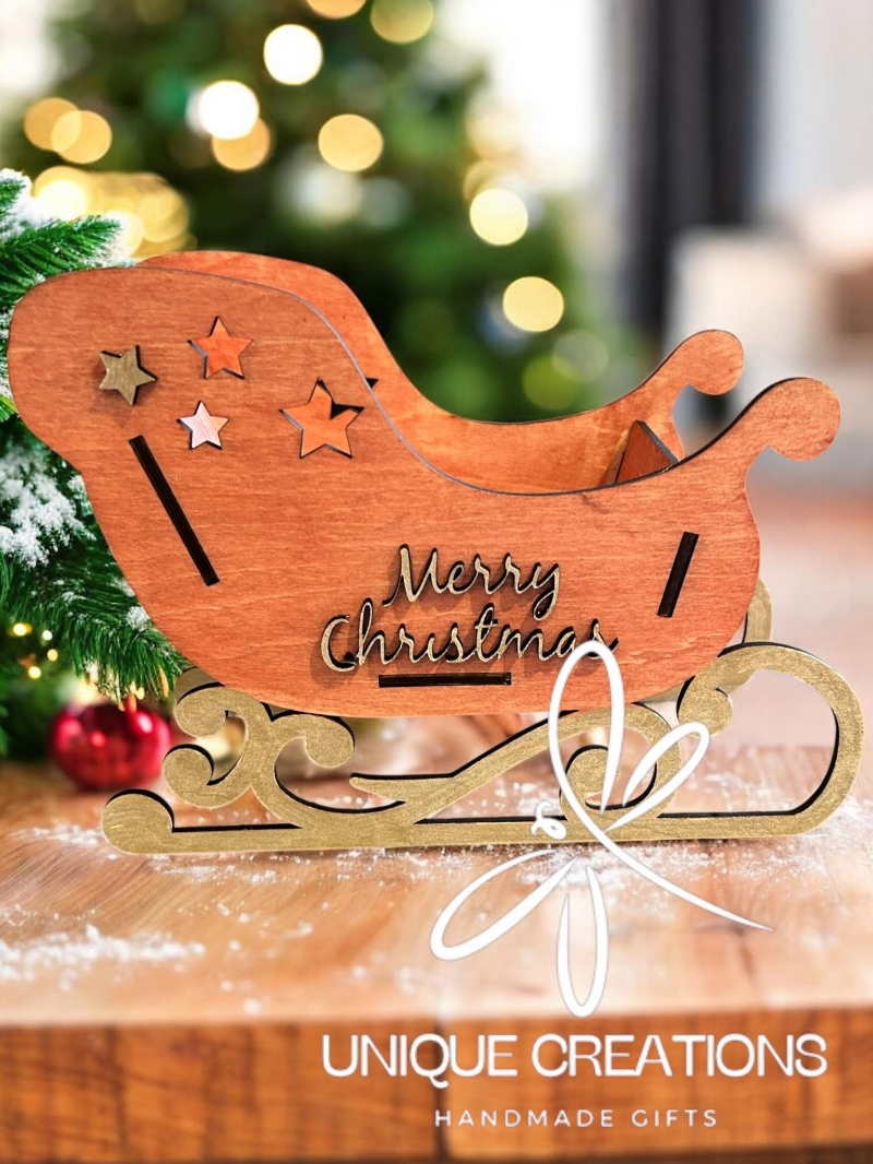 Festive Sleigh (Silk)