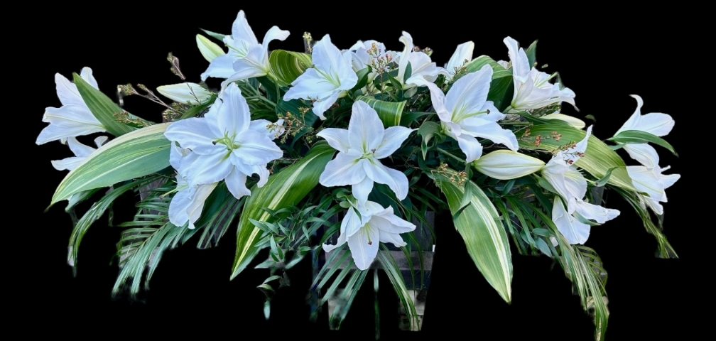 Lily Casket Spray