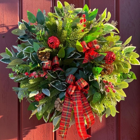 Silk Door Wreaths