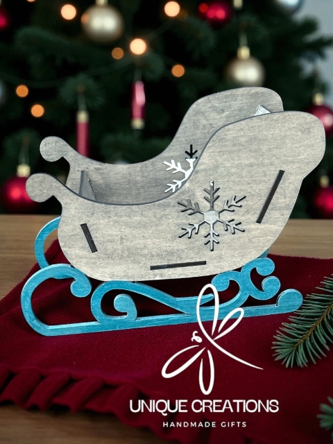 Festive Sleigh (Silk)