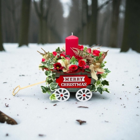 Wagons Ho Ho Ho (Silk)